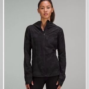 Lululemon Black Camo Mist Over Windbreaker